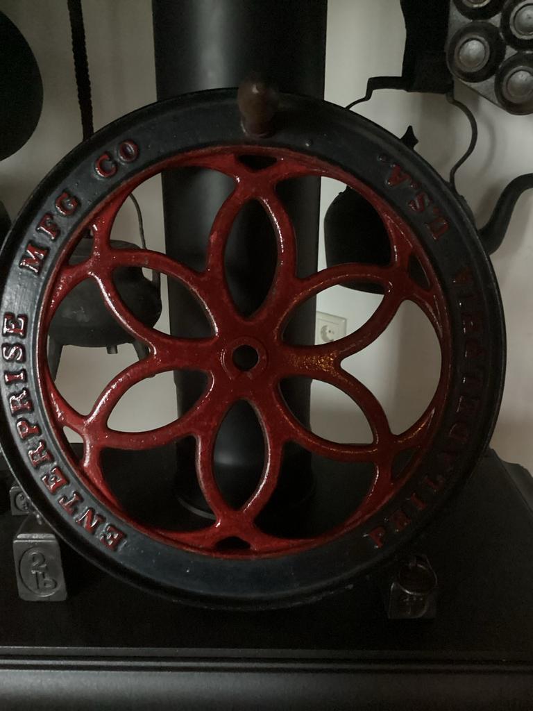 Handwiel Enterprise Koffiemolen - Vintage Onderdeel gezocht, Antiek en Kunst, Ophalen