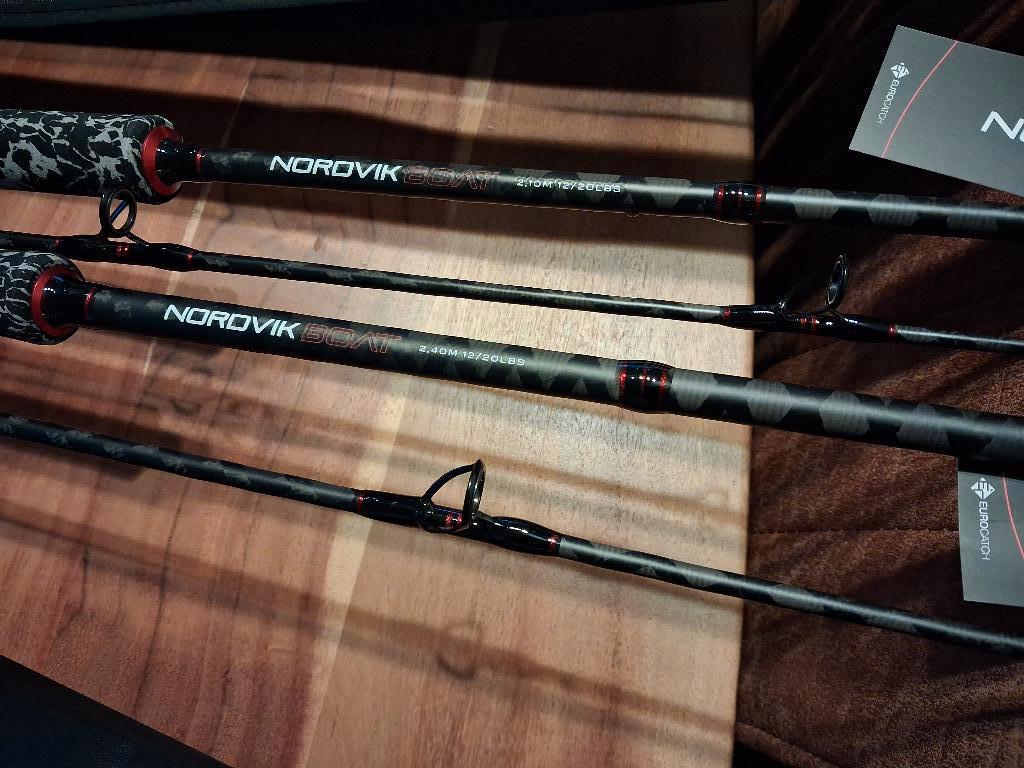 Nordvik Boat hengels (2.10 en 2.40m)...12-20lbs..TOP!, Watersport en Boten, Info@hengelsportleon.nl, Werphengel, Eurocatch, Nieuw