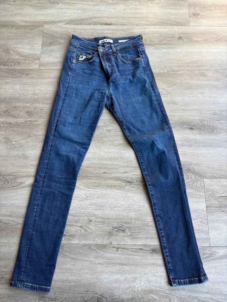Lois Celia Spijkerbroek Blauw mt 27/32, Ophalen of Verzenden, Zo goed als nieuw, Blauw, W27 (confectie 34) of kleiner