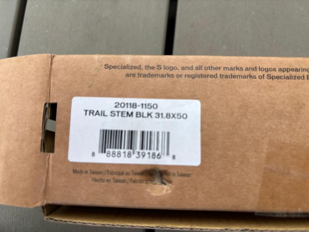 Specialized Trail Stem 31.8x50 - ZGAN, Fietsen en Brommers, Stuur, Nieuw, Ophalen of Verzenden, Aluminium
