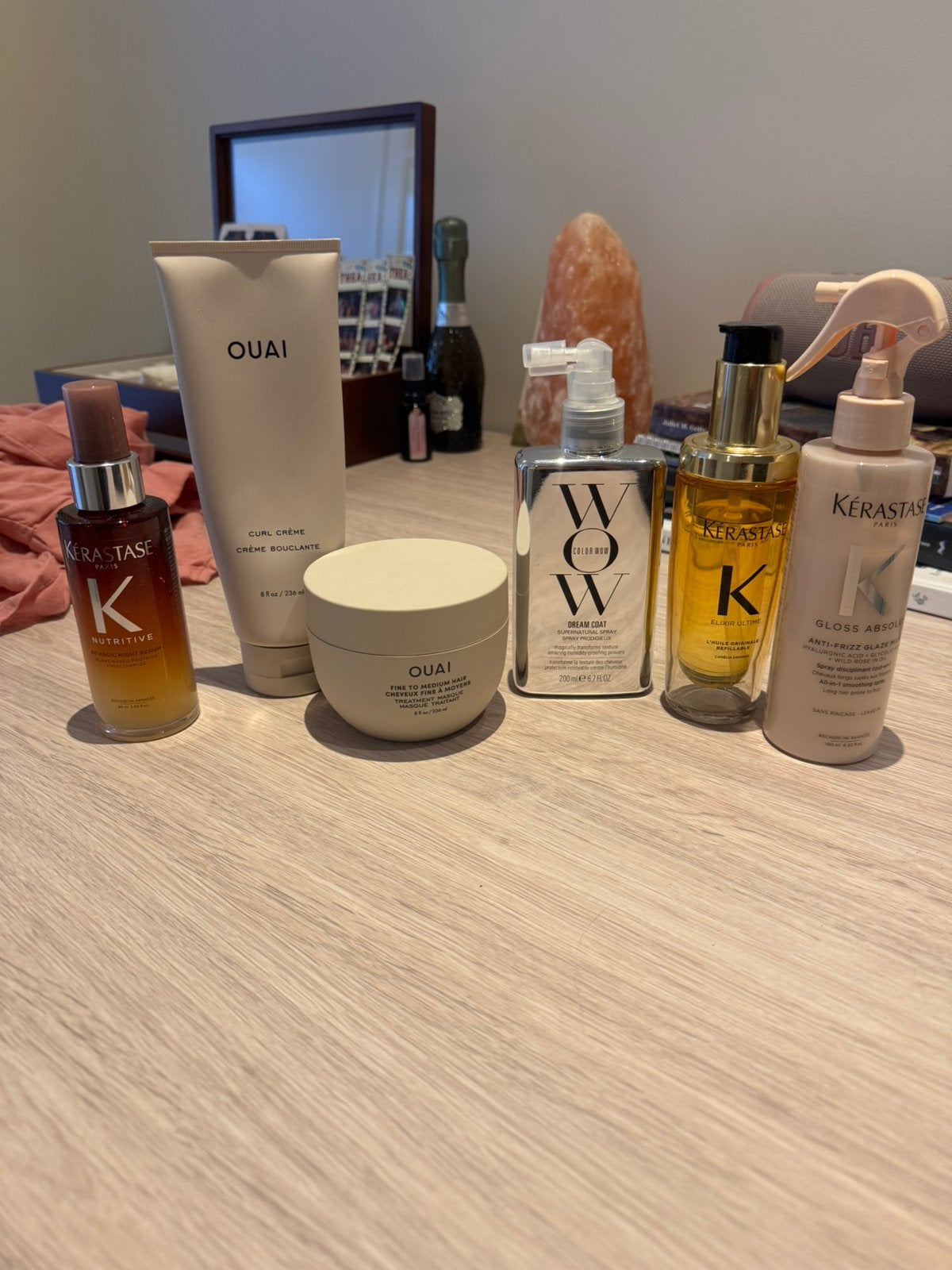 Haarproducten set, kerastase, wow colour & Quai, Ophalen of Verzenden, Zo goed als nieuw, Overige typen