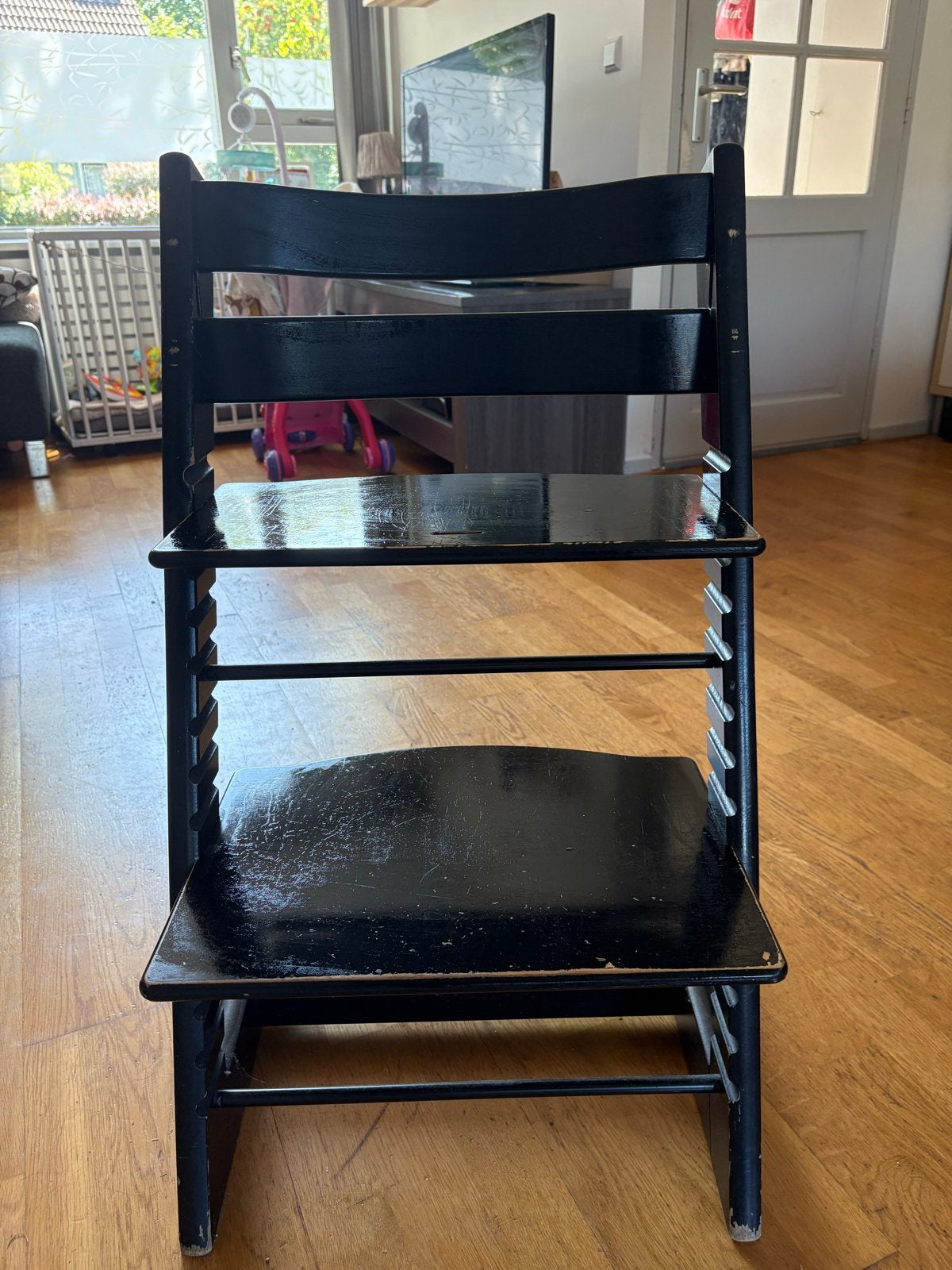 Stokke Tripp Trapp met newbornset (hoes in de was), Kinderen en Baby's, Kinderstoelen, Ophalen, Gebruikt, Meegroeistoel, Aanschuifbaar