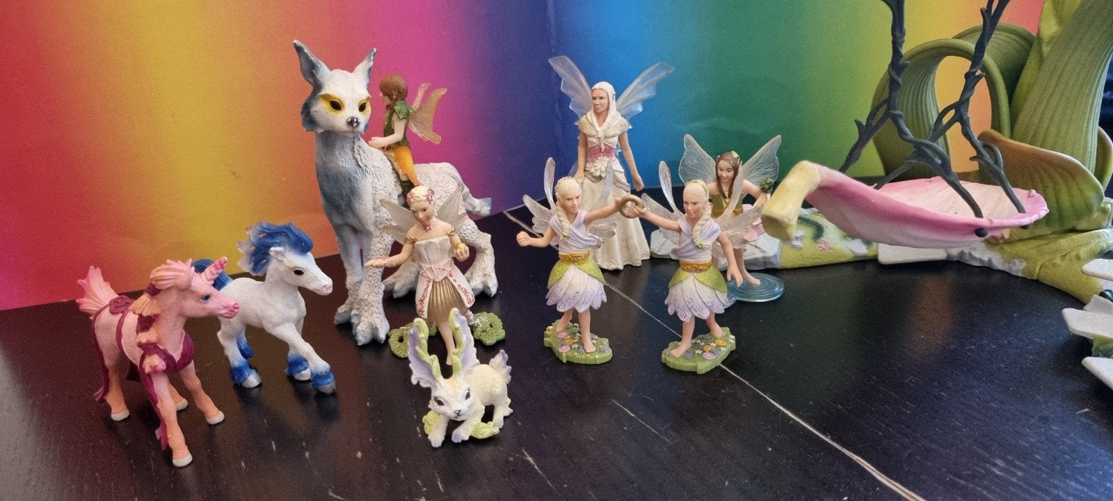 Schleich Bayala Elfen, Eenhoorns en Dieren Speelfiguren Set, Ophalen of Verzenden, Gebruikt