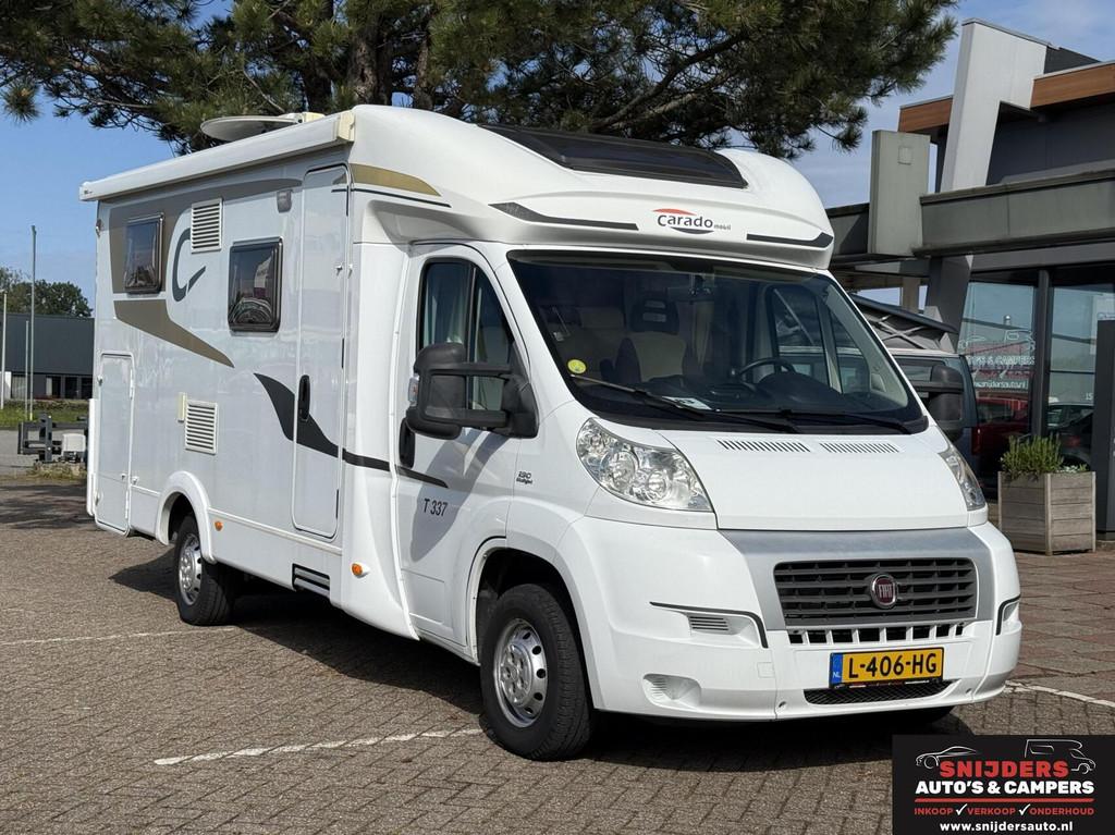 Hymer Capron T 337 elek fietsendrager,enkele bedden, 6 tot 7 meter, Bedrijf, Half-integraal, Carado