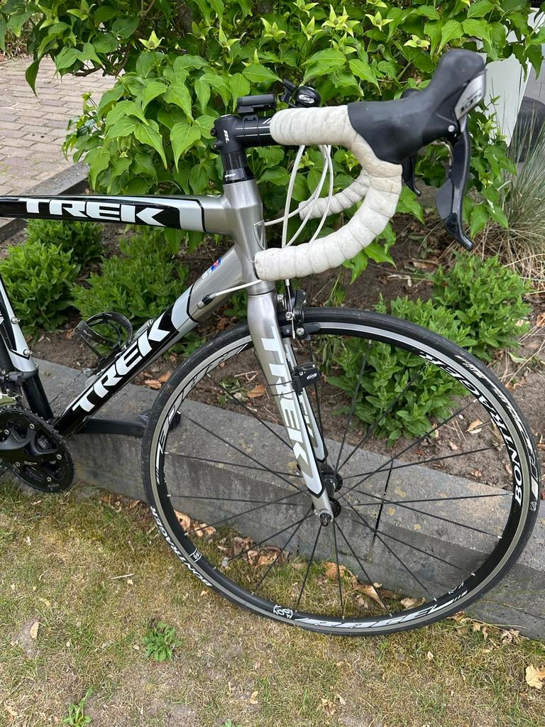 Trek racefiets 28 inch maat 52, Fietsen en Brommers, Fietsen | Racefietsen, 28 inch, Gebruikt, Velgrem, Aluminium