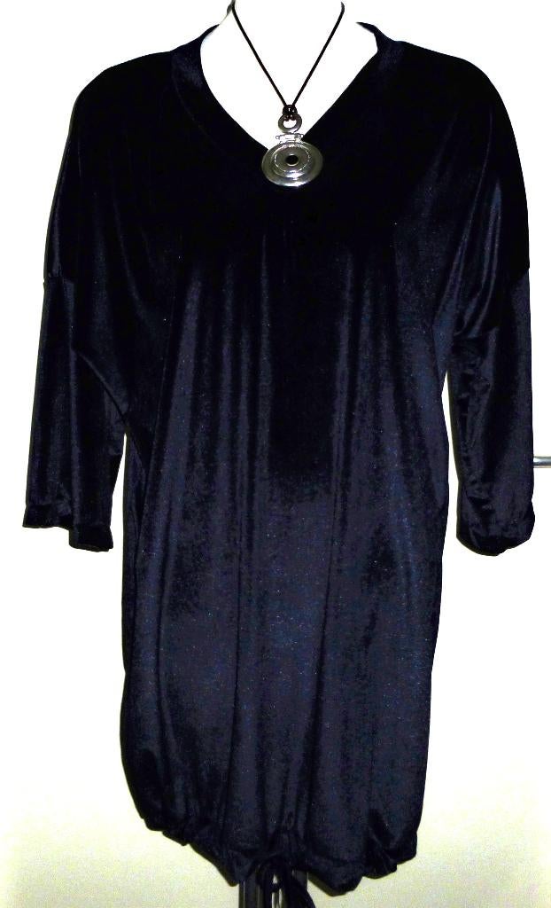 Nieuw een mooi lang donkerblauw tuniek/jurk maat 48, Kleding | Dames, Grote Maten, Ophalen of Verzenden, Nieuw, Blauw, Jurk