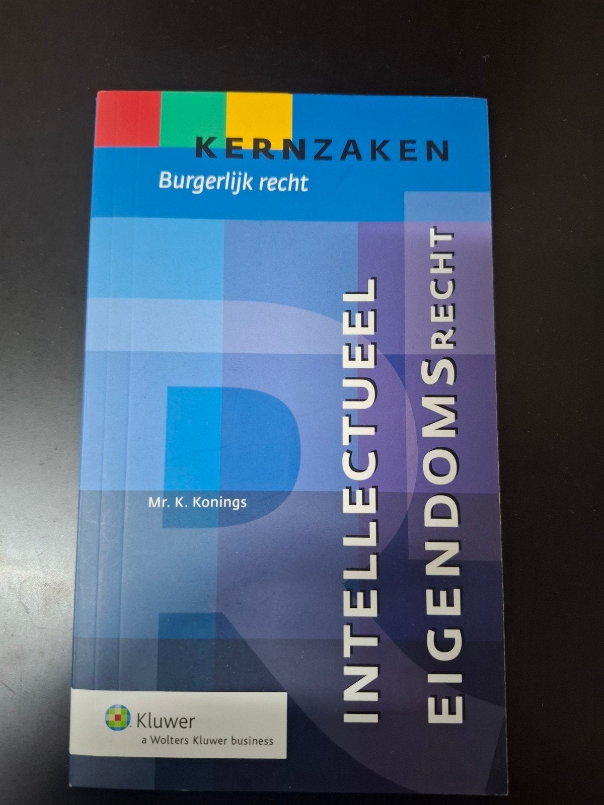 K. Konings - Intellectueel eigendomsrecht, Boeken, Verzenden, Zo goed als nieuw, K. Konings