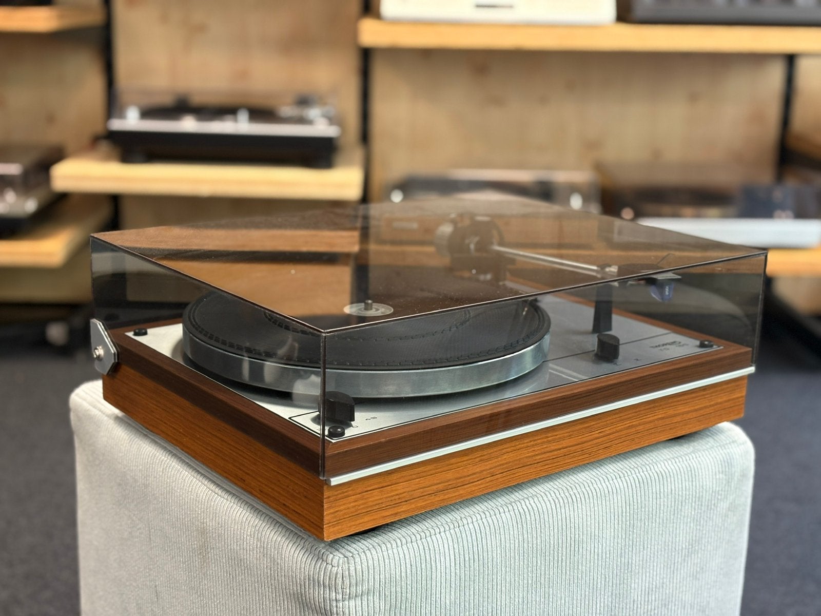 Thorens TD-165 platenspeler incl APK en Ortofon 2m Blue, Ophalen, Refurbished, Platenspeler, Thorens