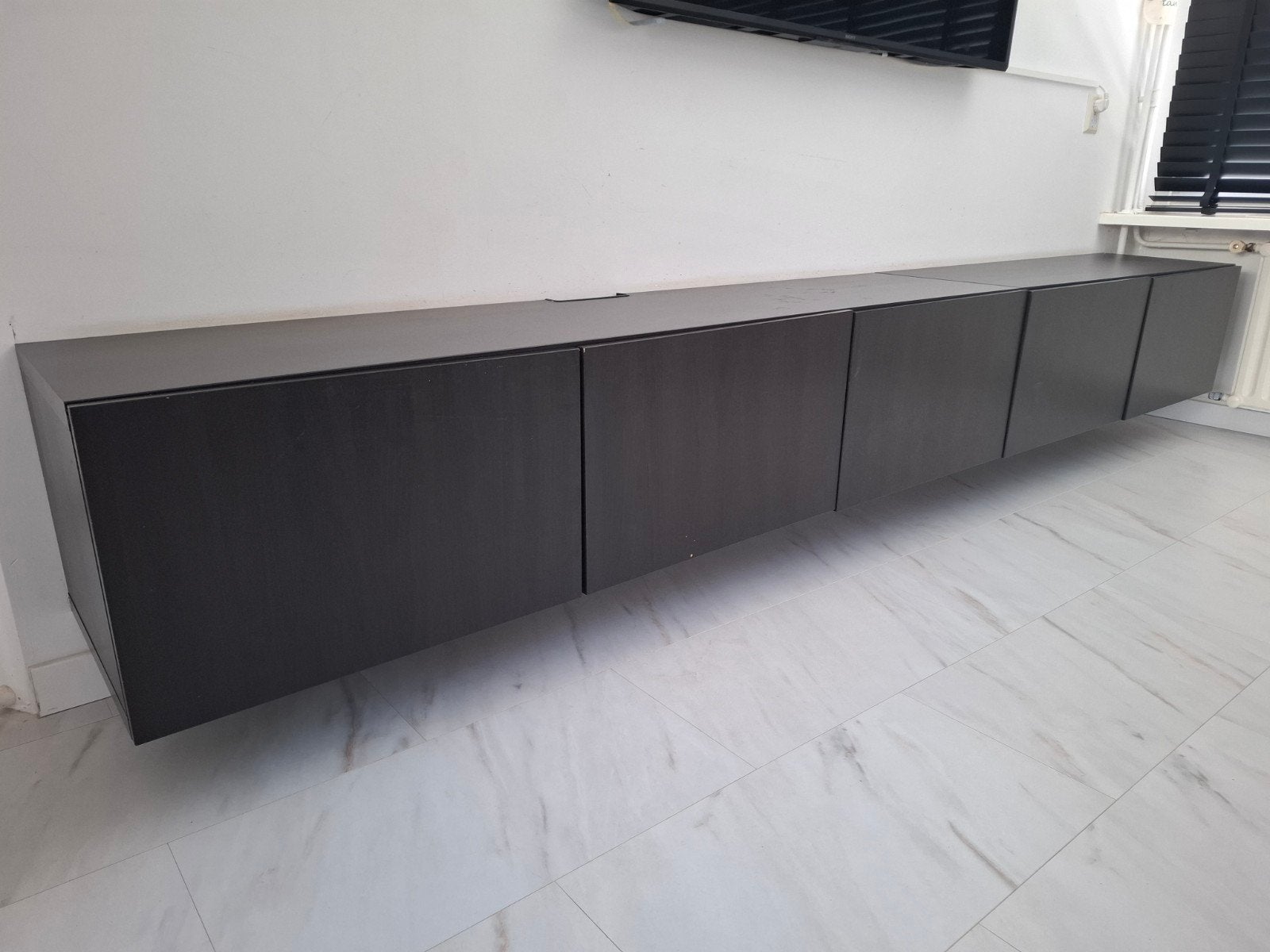 Besta tv meubel 180cm + 120cm, samen of los, Ophalen, Gebruikt, 150 tot 200 cm, Minder dan 100 cm