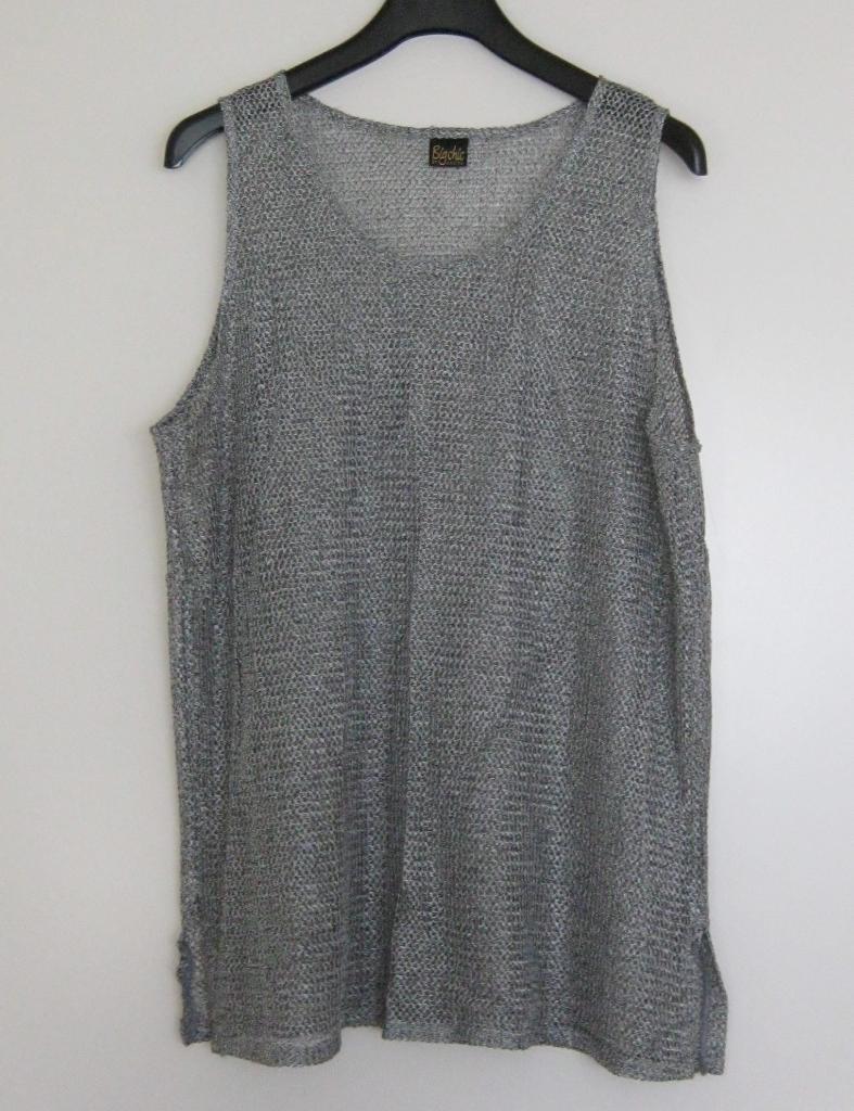 NIEUWE zilverkleurige top van Big Chic by Jagro, maat XL/XXL, Kleding | Dames, Overige kleuren, Maat 46/48 (XL) of groter, Nieuw