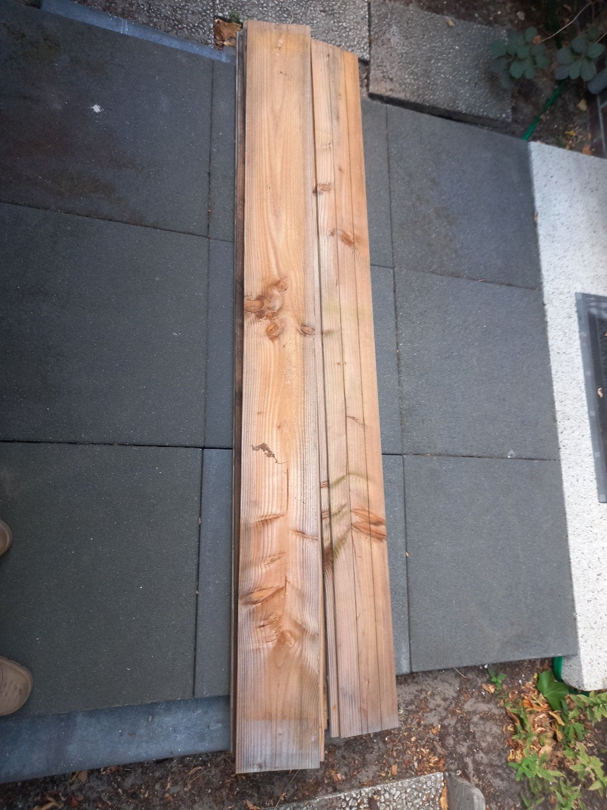 Douglas Zweeds Rabatdelen 200cm, 9 stuks licht gebruikt, Ophalen, Minder dan 25 mm, Plank, Minder dan 200 cm