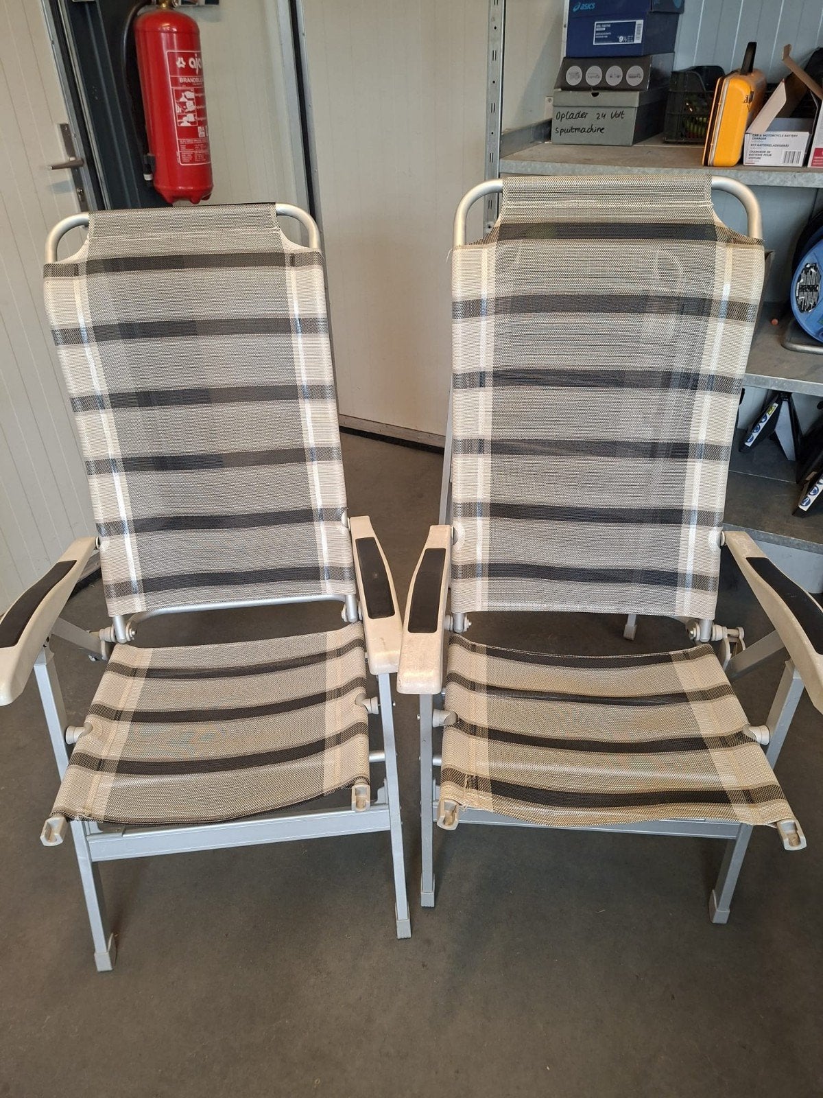 3x camping stoelen, Caravans en Kamperen, Ophalen, Campingstoel