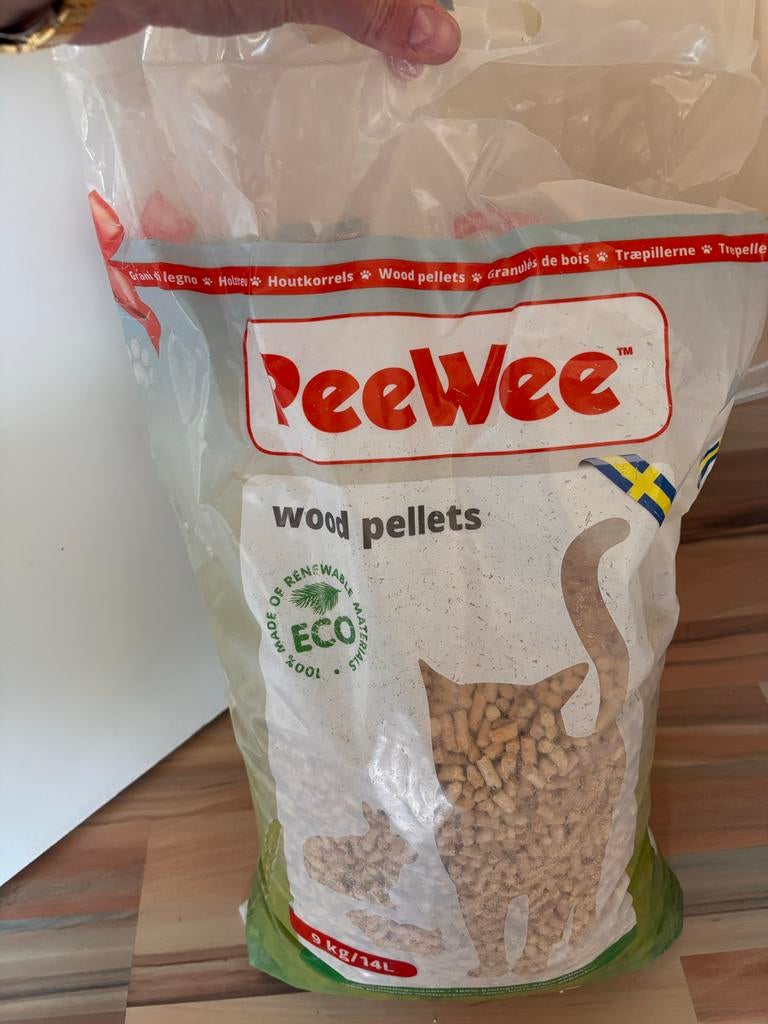 Kattenbakvulling houtkorrels, Dieren en Toebehoren, Ophalen, Nieuw