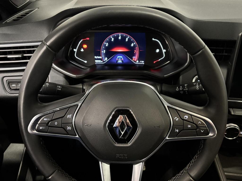 Renault Clio 1.0 TCe Intens Airco Navigatie Cruise control M, Voorwielaandrijving, Gebruikt, Leder en Stof, Origineel Nederlands