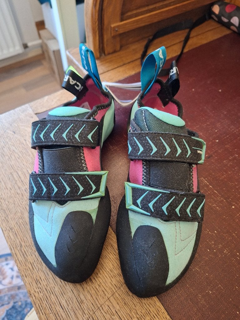 boulderschoentjes scarpa Vapor V dames, Sport en Fitness, Klimsport, Ophalen, Nieuw, Klimsportschoenen