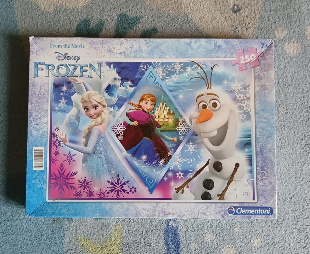 Disney Frozen 250 stuks, Ophalen, Minder dan 500 stukjes, Gebruikt, Legpuzzel