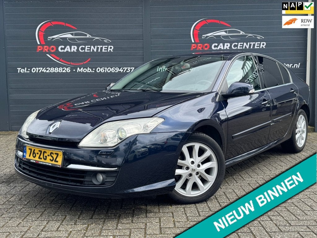 Renault Laguna 2.0 16V T Dynamique AUT | CRUISE | KEYLESS| C, Auto's, Renault, Gebruikt, 4 cilinders, Blauw, Bedrijf