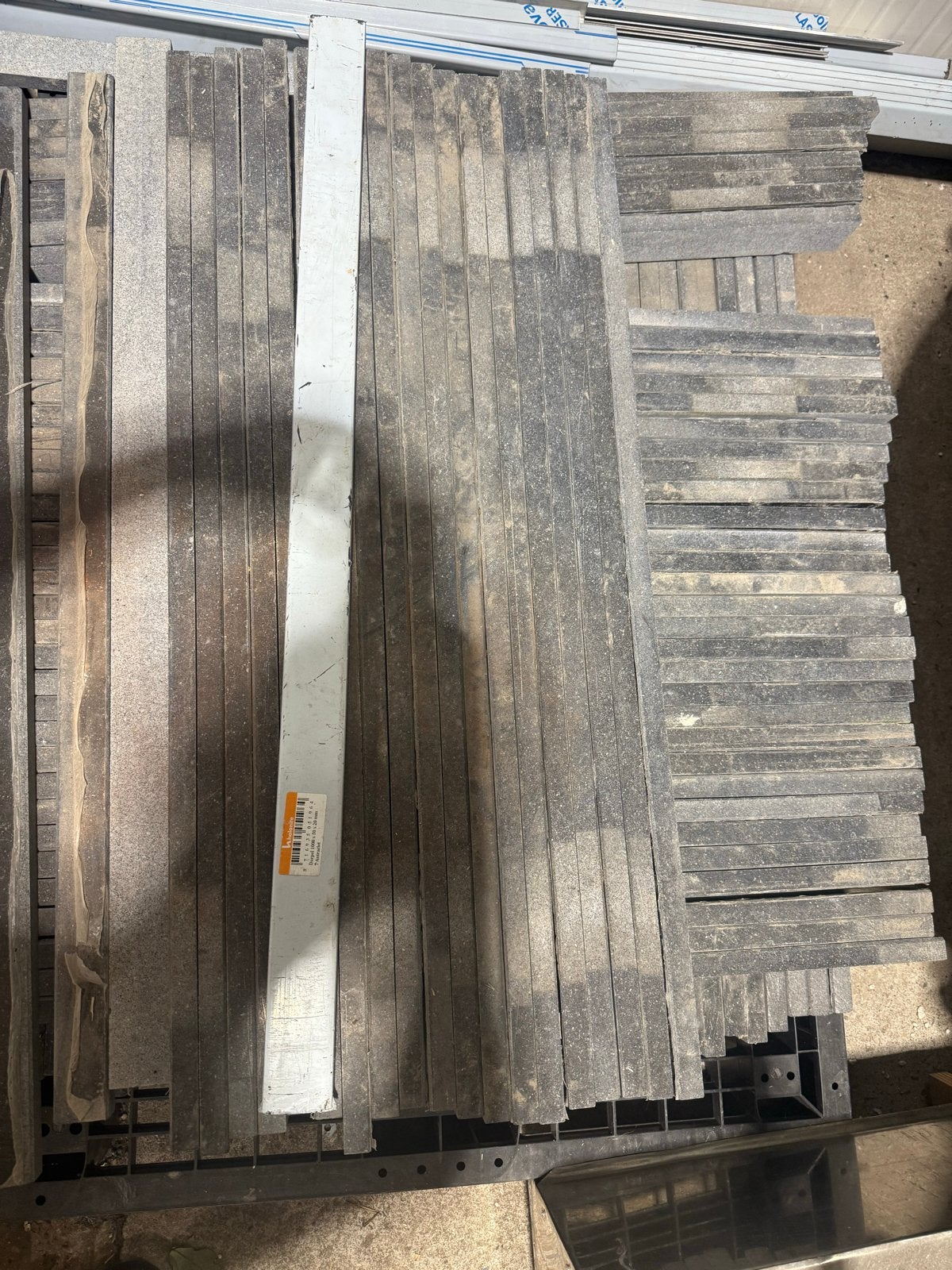 Holonite Dorpel 1000x50x20mm Antraciet, Ophalen, Gebruikt, Overige typen, Composiet