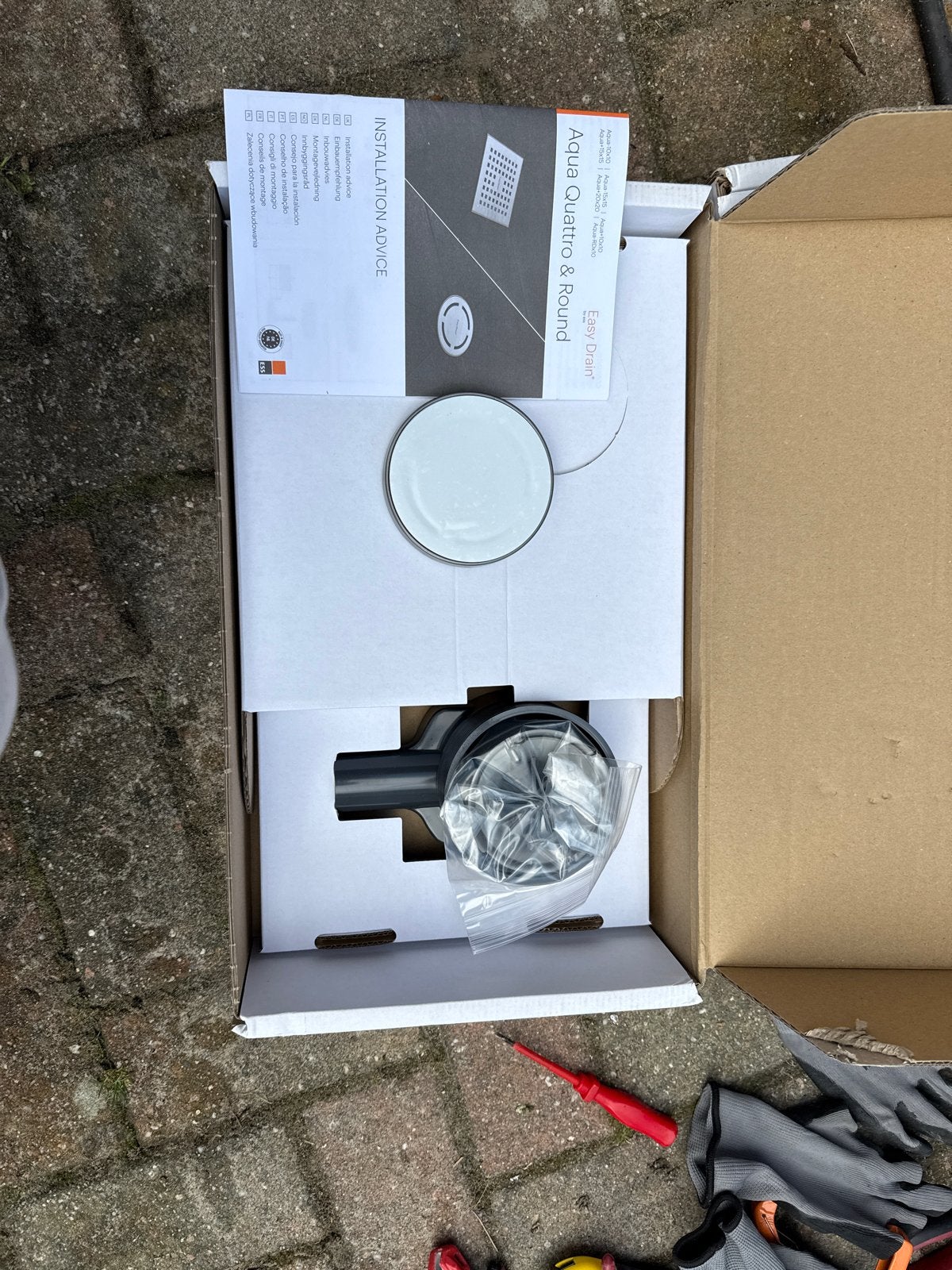 Easy Drain Aqua Quattro & Round douchegoot, Ophalen of Verzenden, Nieuw, Douche
