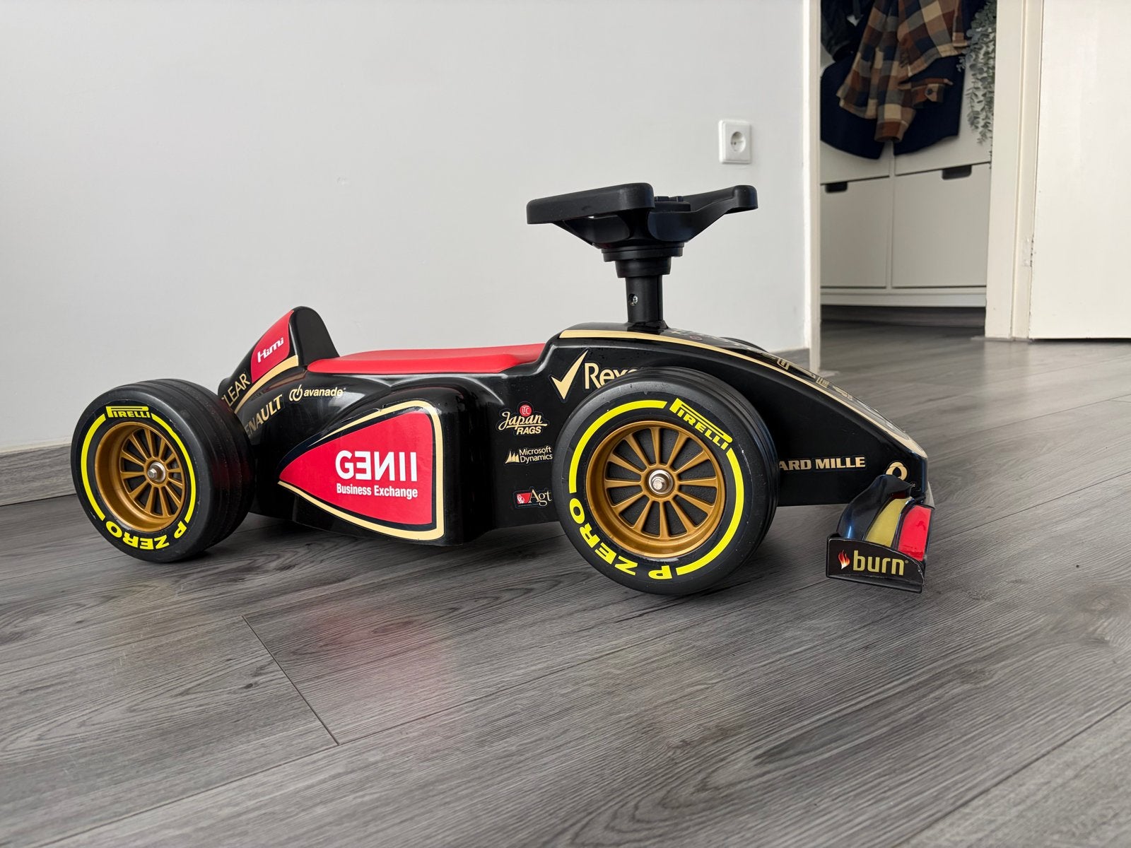 Lotus loopauto Formule 1 - Zwart/Rood, Ophalen, Gebruikt