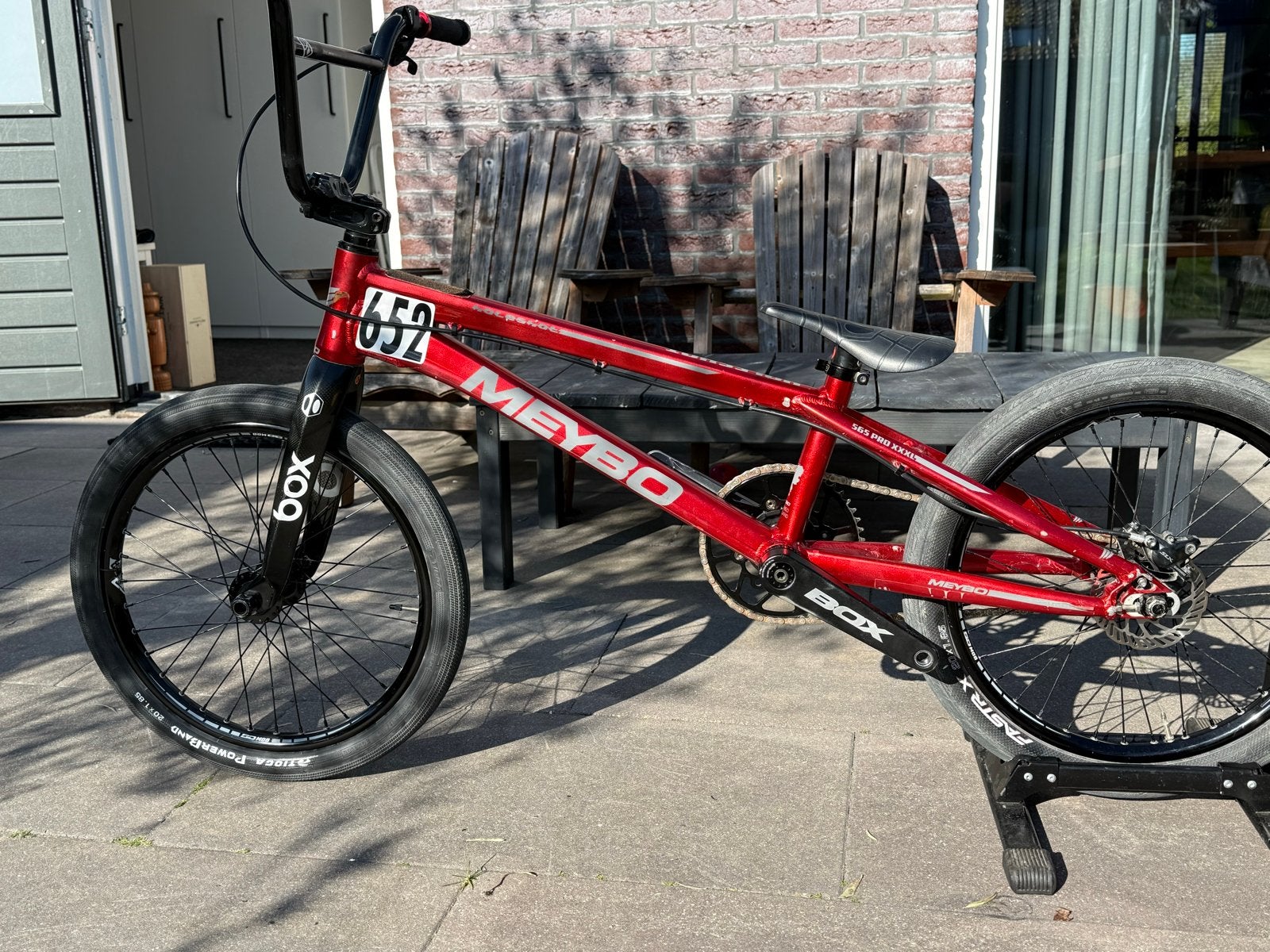 Meybo Holeshot 565 Pro XXXL BMX, Fietsen en Brommers, Fietsen | Crossfietsen en BMX, Ophalen, Gebruikt, 20 tot 24 inch, Aluminium