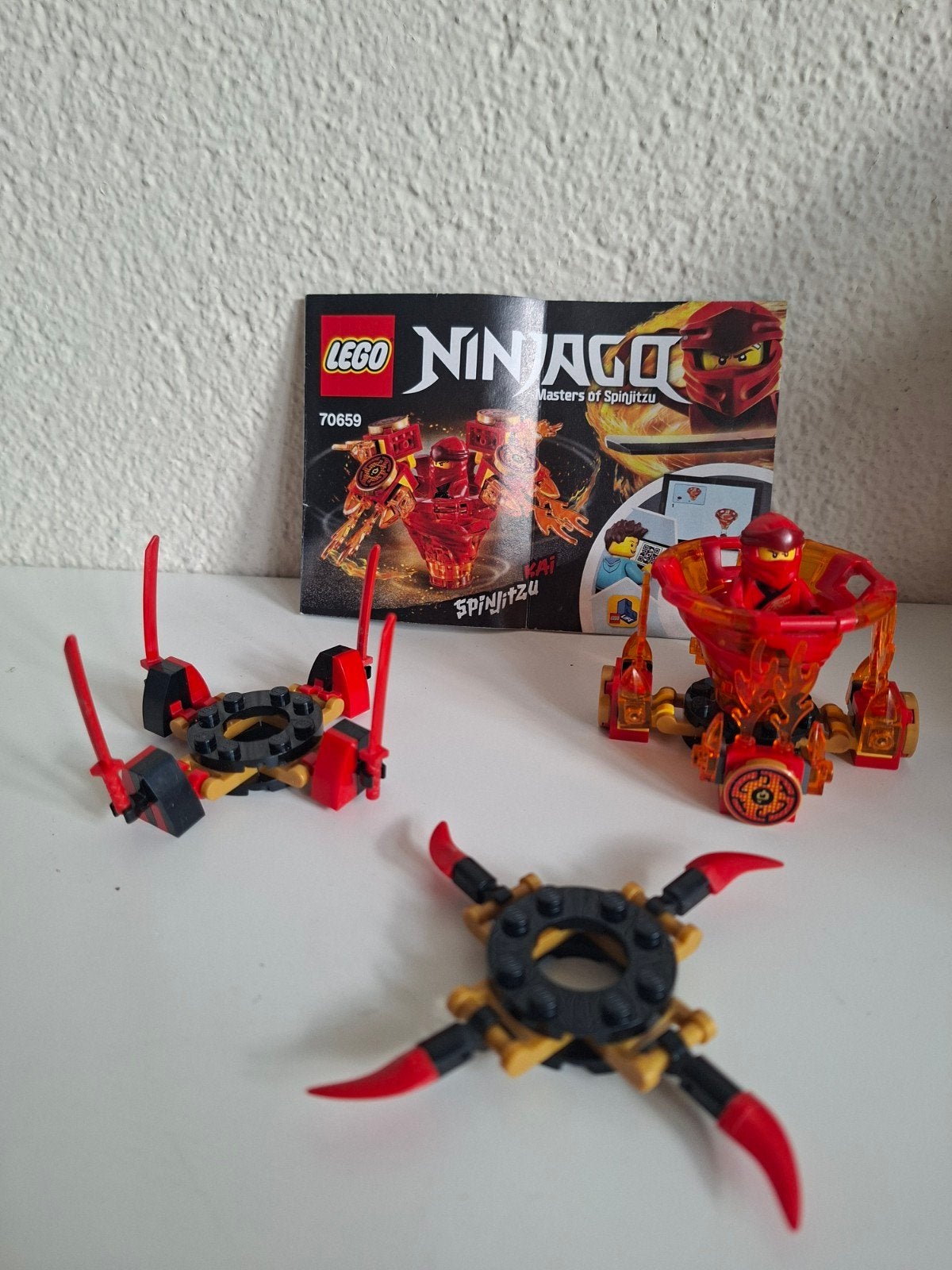 LEGO Ninjago 70659 Spinjitzu Kai met instructieboekje, Ophalen of Verzenden, Zo goed als nieuw, Overige merken