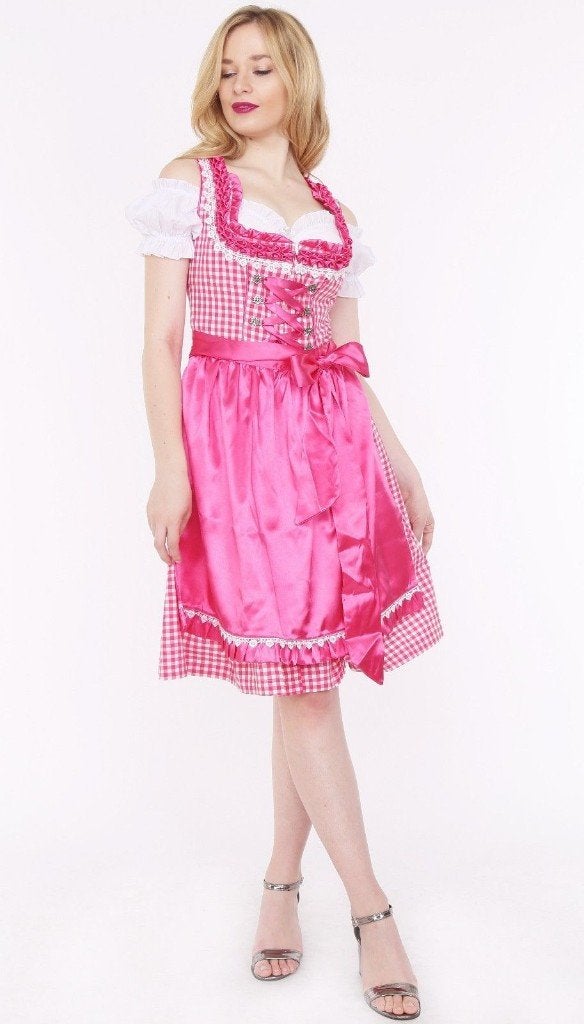 3-delige dirndl maat 40 tm 46 Katoen NIEUW, Maat 38/40 (M), Nieuw, Ophalen of Verzenden, Overige thema's
