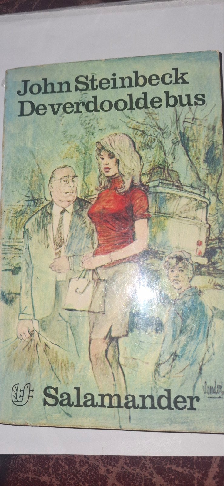 John Steinbeck - De Verdoode Bus (Salamander), Boeken, Ophalen of Verzenden, Gelezen, John Steinbeck, Nederland