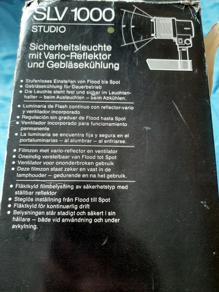 osram  schijnwerper, Ophalen
