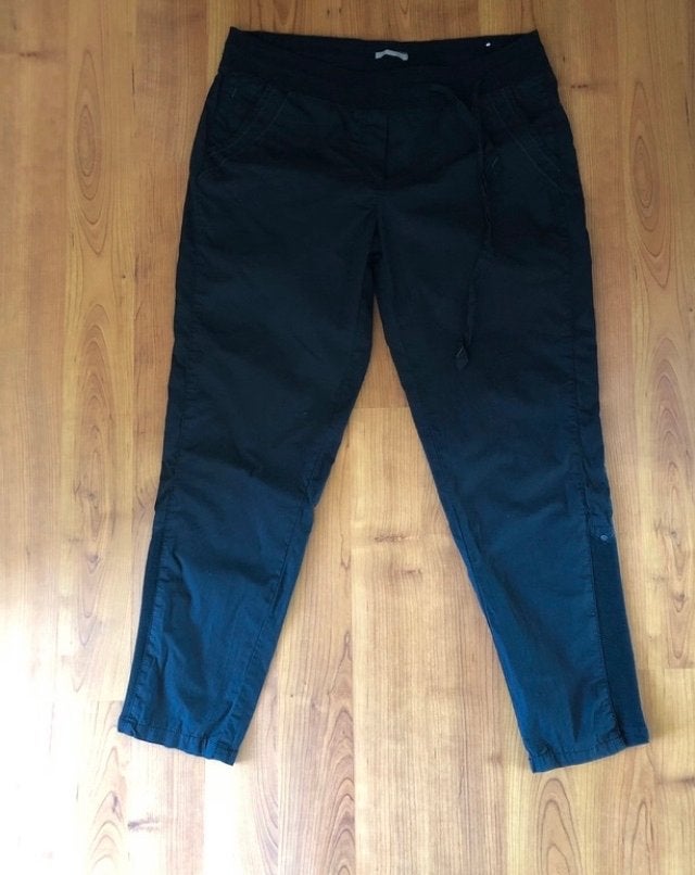 Zwarte broek met elastische tailleband. Cecil, Maat 38/40 (M), Zwart, Ophalen of Verzenden, Lang