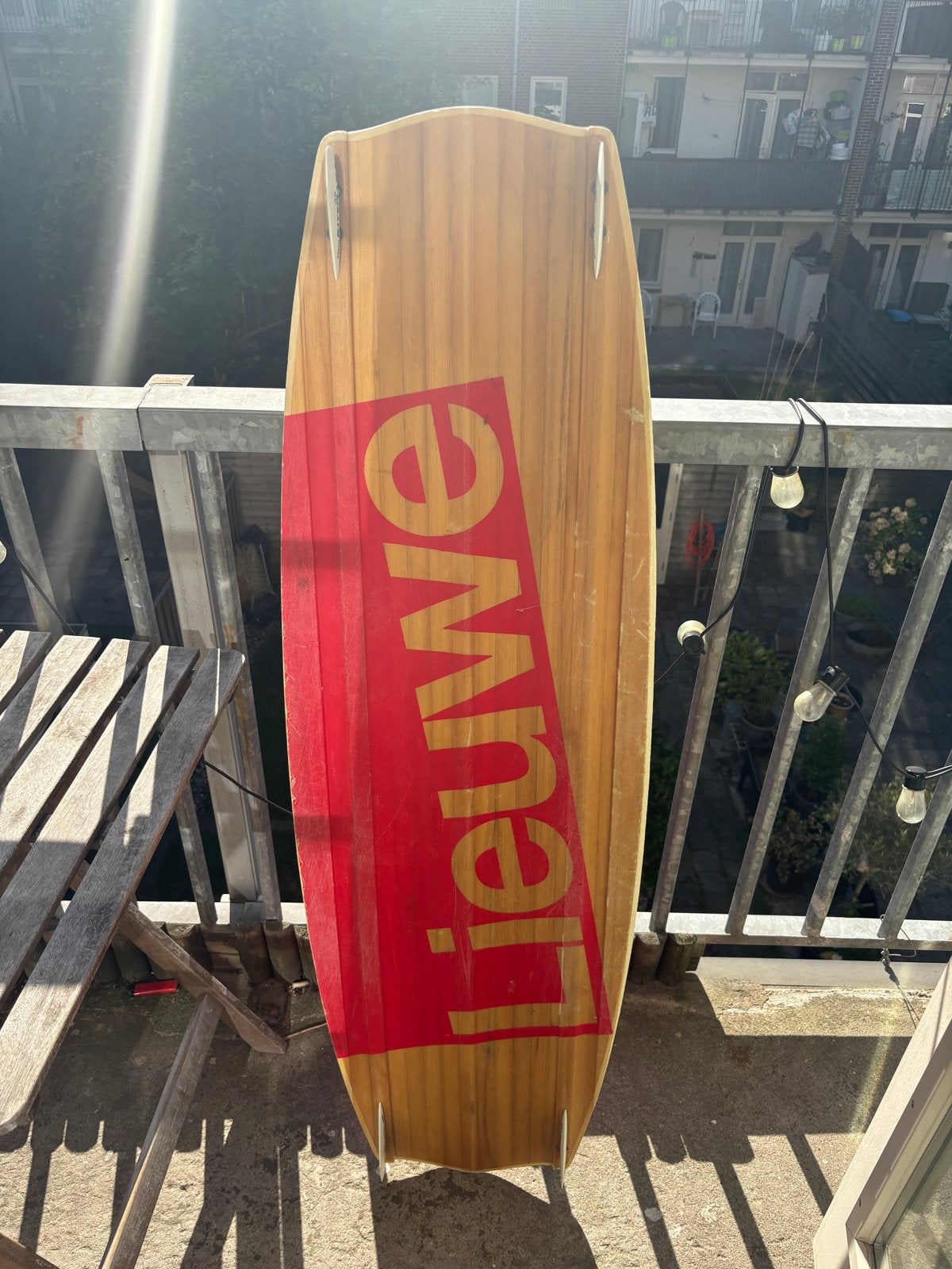 Lieuwe Harlem Say No More Twintip Kiteboard 136*41, Watersport en Boten, Kitesurfen, Gebruikt, Twintip, Verzenden, Kiteboard