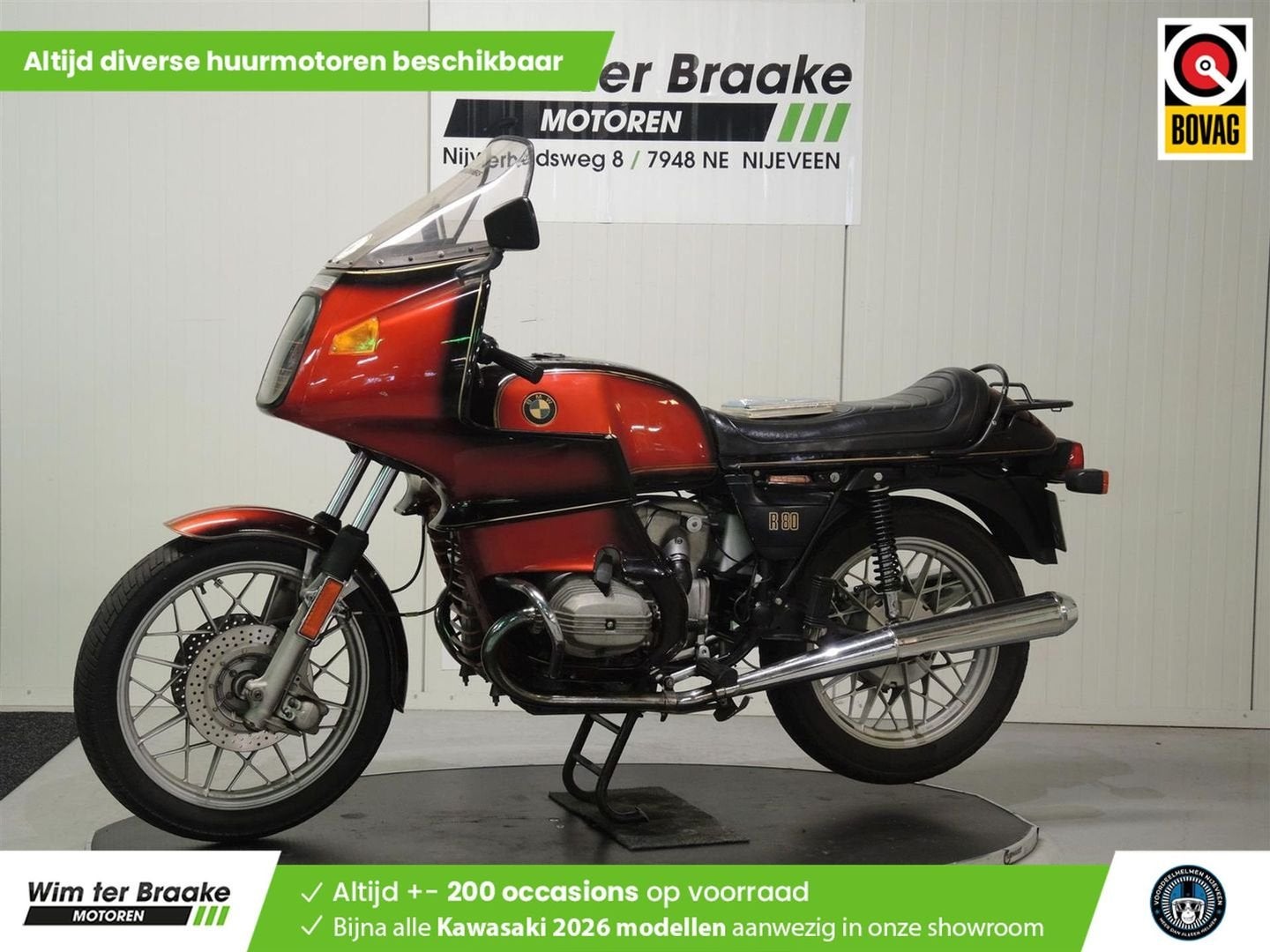 BMW R 80/7 (bj 1980) 1e eigenaar, Motoren, Motoren | BMW, 2 cilinders, Motorrijbewijs A, Bedrijf, Onbekend