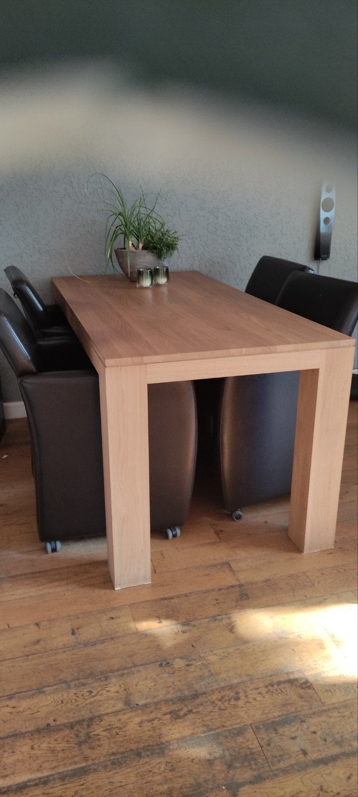 Eethoek met 4 stoelen, Huis en Inrichting, Complete eetkamers, Gebruikt, 4 tot 6 stoelen, Ophalen