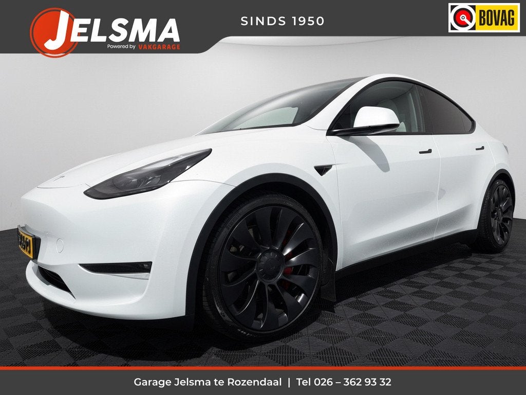 Tesla Model Y Performance AWD 75 kWh, Full options | Nieuwst, Auto's, Tesla, Bedrijf, Te koop, Model Y, 4x4, ABS, Achteruitrijcamera