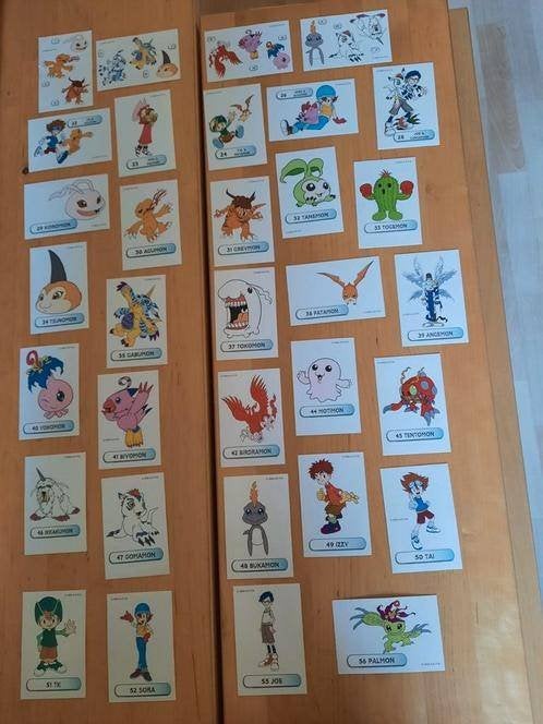 DIGIMON STICKERS - CRAZY PLANET, Ophalen of Verzenden