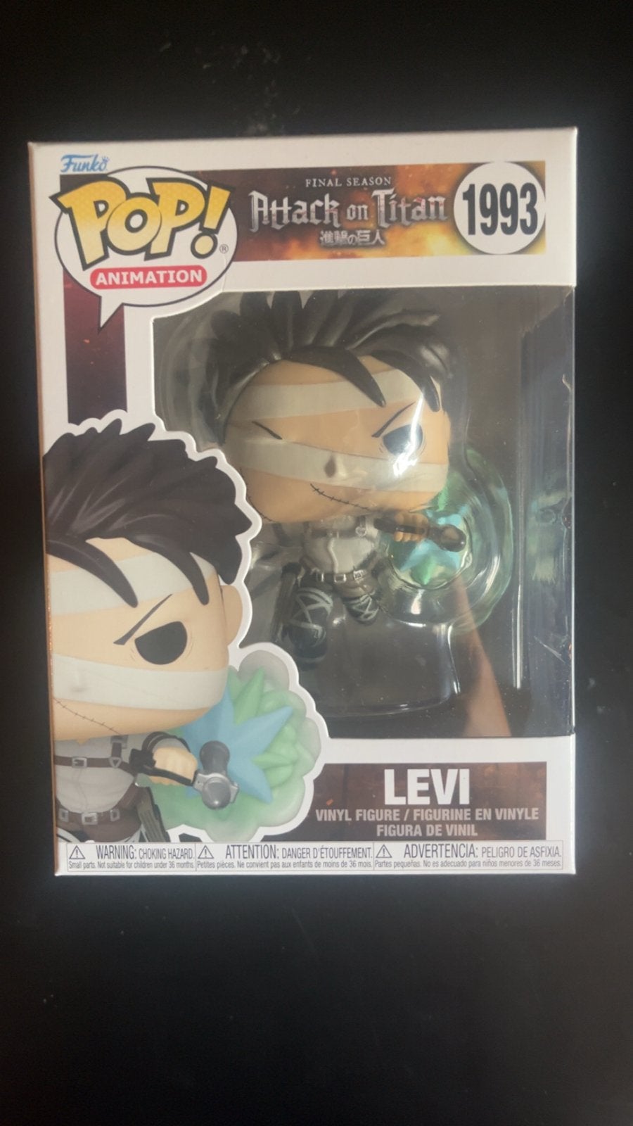 Funko Pop! Animation Attack on Titan Levi 1993, Ophalen, Nieuw