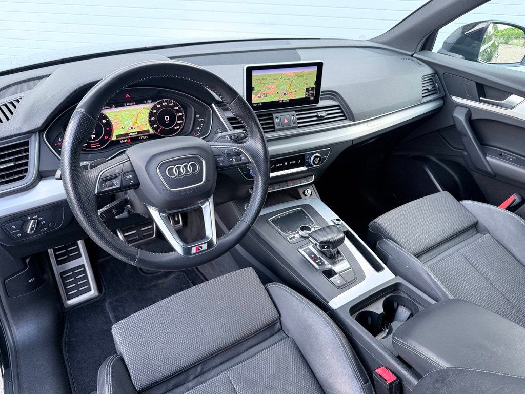 Audi Q5 45 TFSI quattro S-Line|MATRIX|NAVI|ECC|CRUISE|T.HAAK, Auto's, Automaat, Automatische klimaatregeling, Gebruikt, 4 cilinders