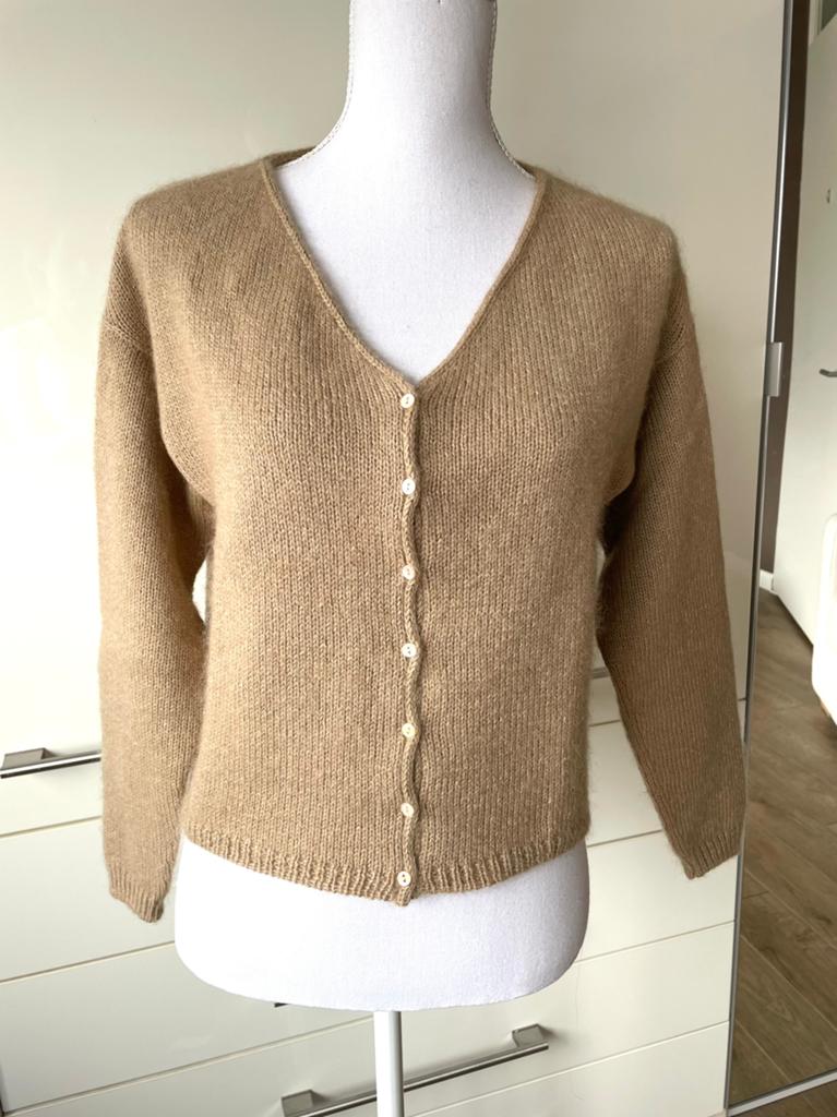 Cardi jumper gebreid vest beige maat XS nieuw, Ophalen of Verzenden, Nieuw, Maat 34 (XS) of kleiner, Beige