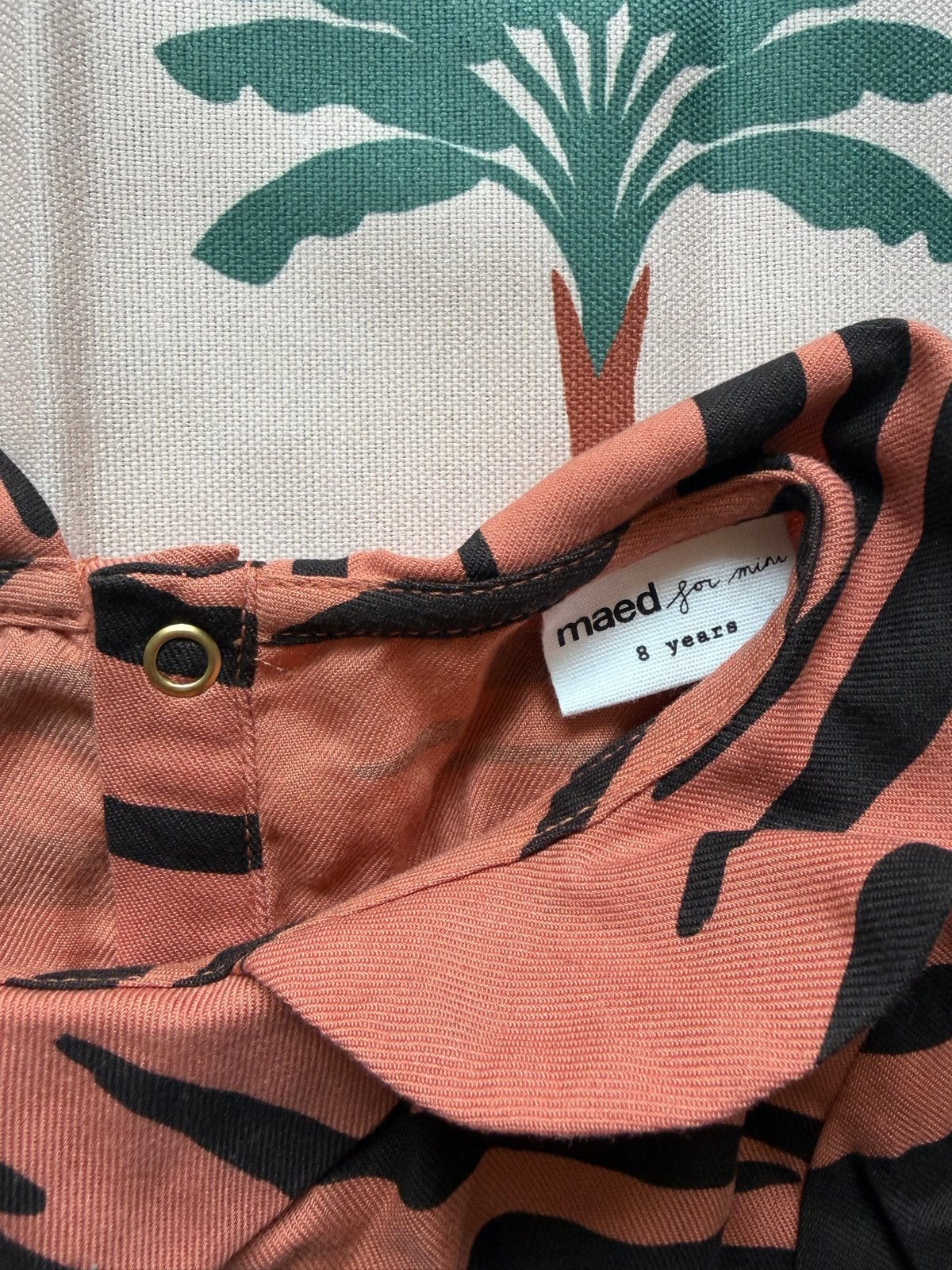 Maed for mini tijgerprint shirt 8 jaar, Kinderen en Baby's, Kinderkleding | Maat 122, Ophalen of Verzenden, Zo goed als nieuw