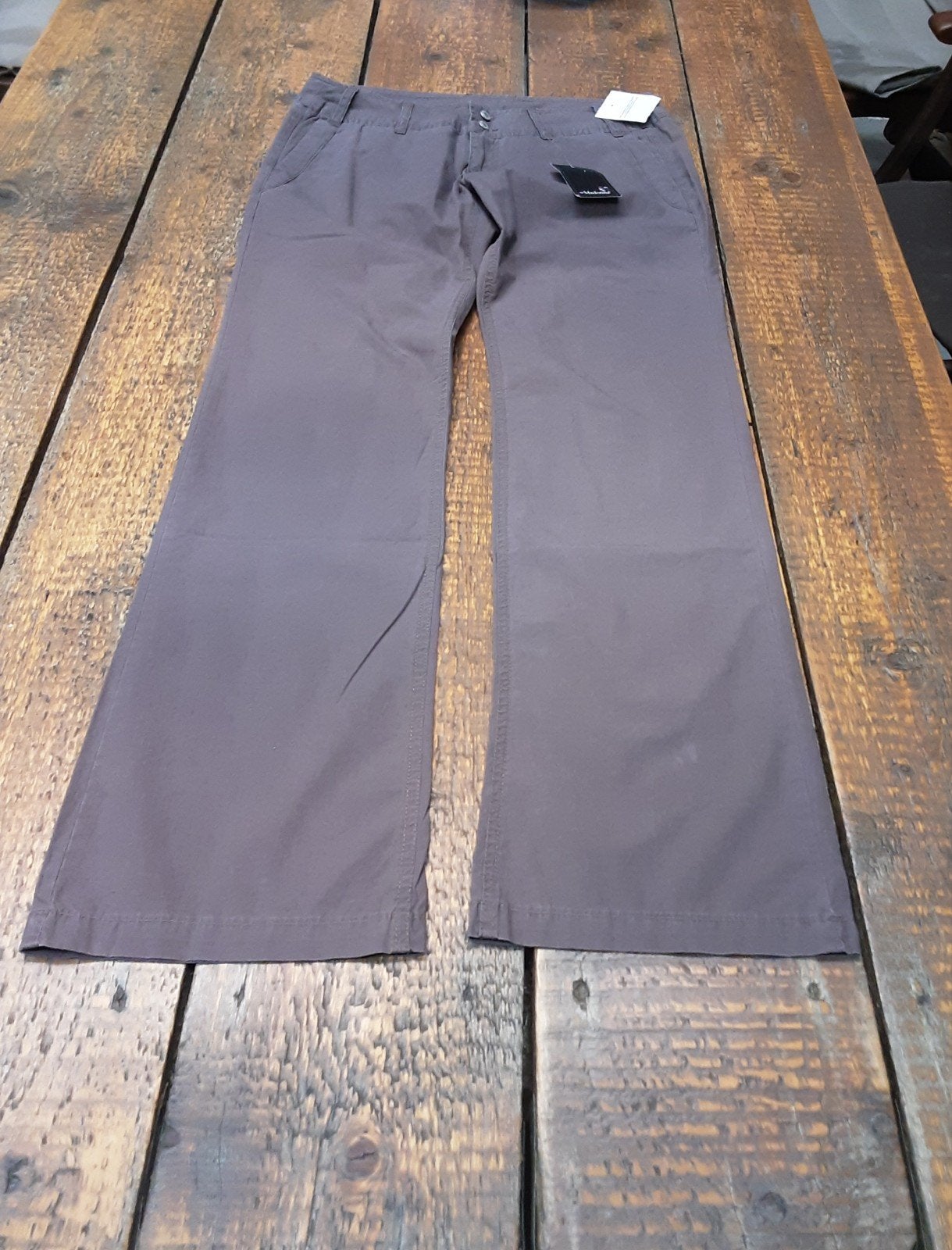 Madonna Dames Broek Maat L - Nieuw met label, Bruin, Nieuw, Ophalen of Verzenden, Lang