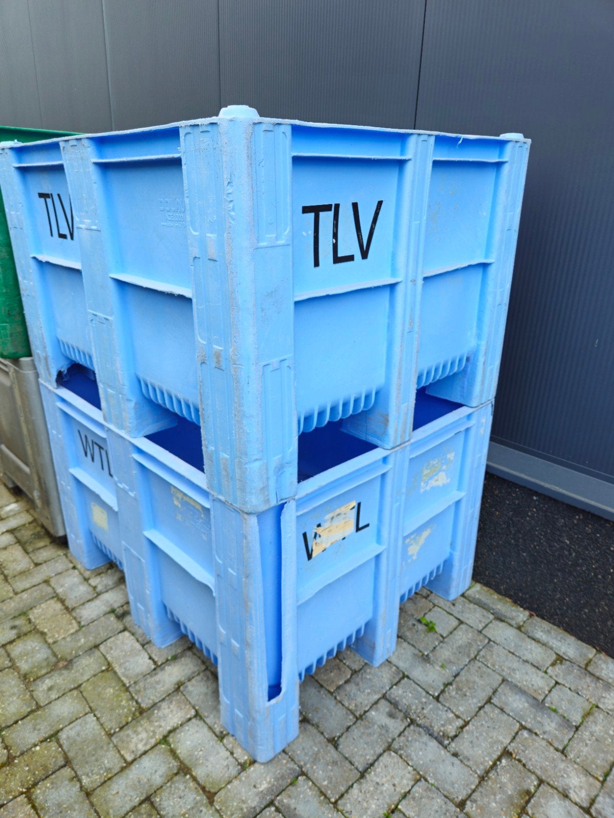 Kunststof palletboxen, Ophalen, Gebruikt, 100 cm of meer, 60 cm of meer