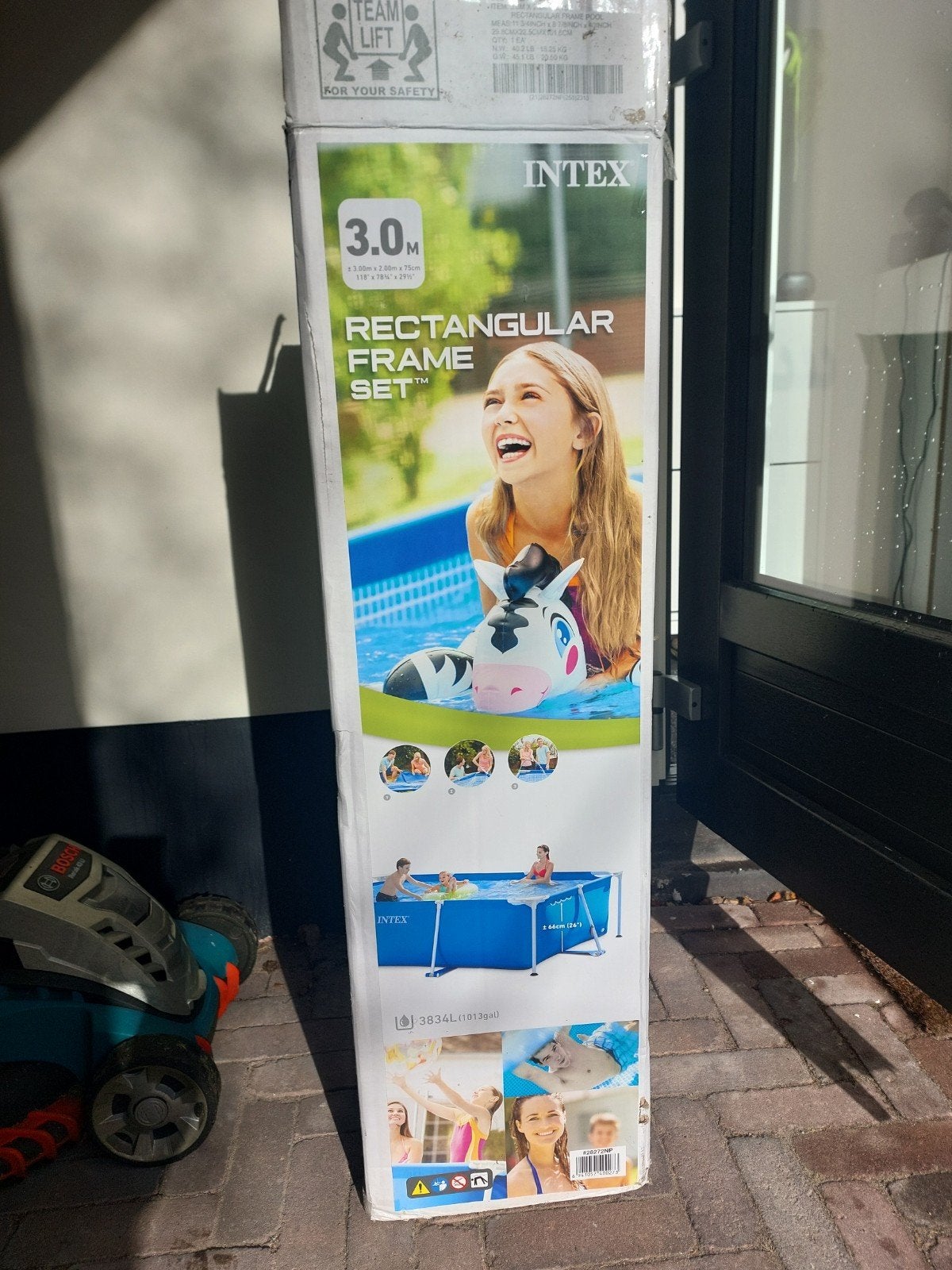 Intex Opzetzwembad met accessoires, Ophalen, Minder dan 80 cm, Minder dan 200 cm, Opzetzwembad