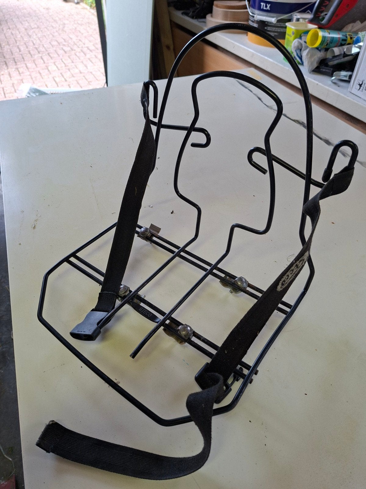 Fietsdrager voor bidon of kleine tas, Ophalen, Gebruikt