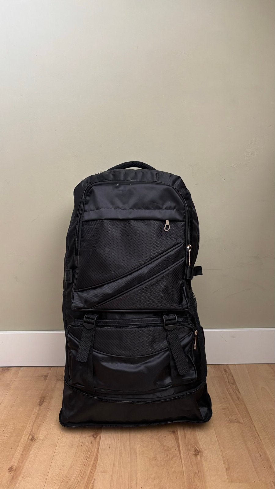 Zwarte rugzak - Ideaal voor reizen en backpacking, Overige merken, 40 cm of meer, Ophalen of Verzenden, Zo goed als nieuw