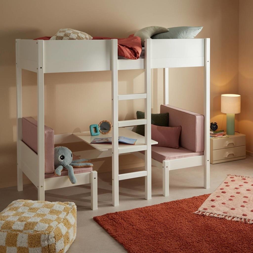 Hoogslaper met zitje Charlie (90x200 cm), Kinderen en Baby's, Kinderkamer | Stapelbedden en Hoogslapers, Ophalen, Hoogslaper