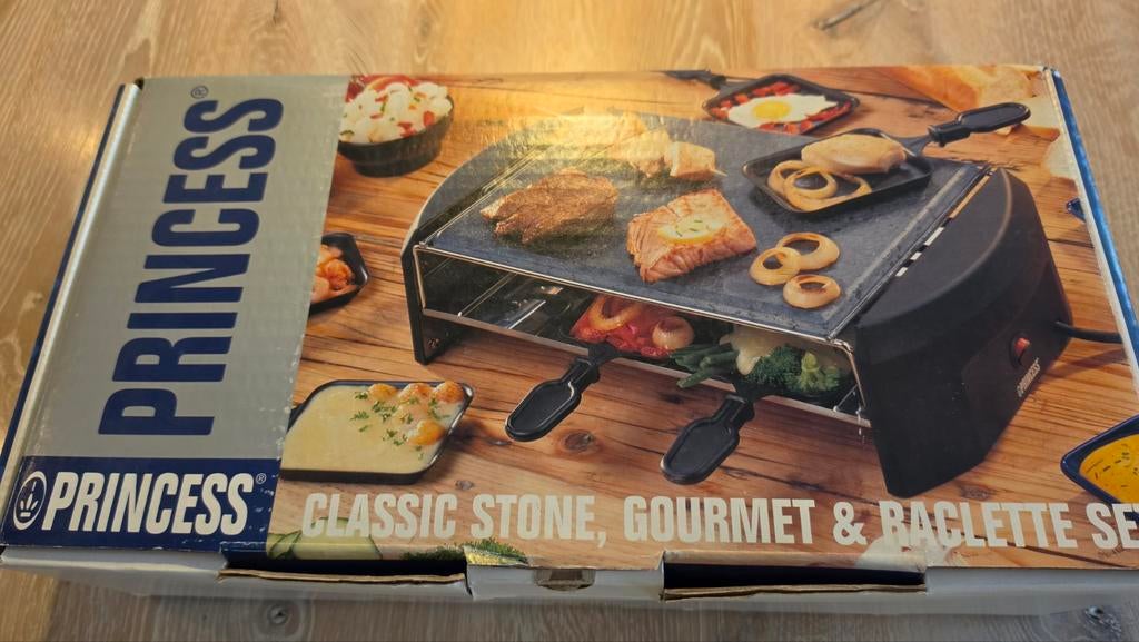 Princess Stone, Gourmet & Raclette set, Ophalen, Zo goed als nieuw, 4 t/m 7 personen