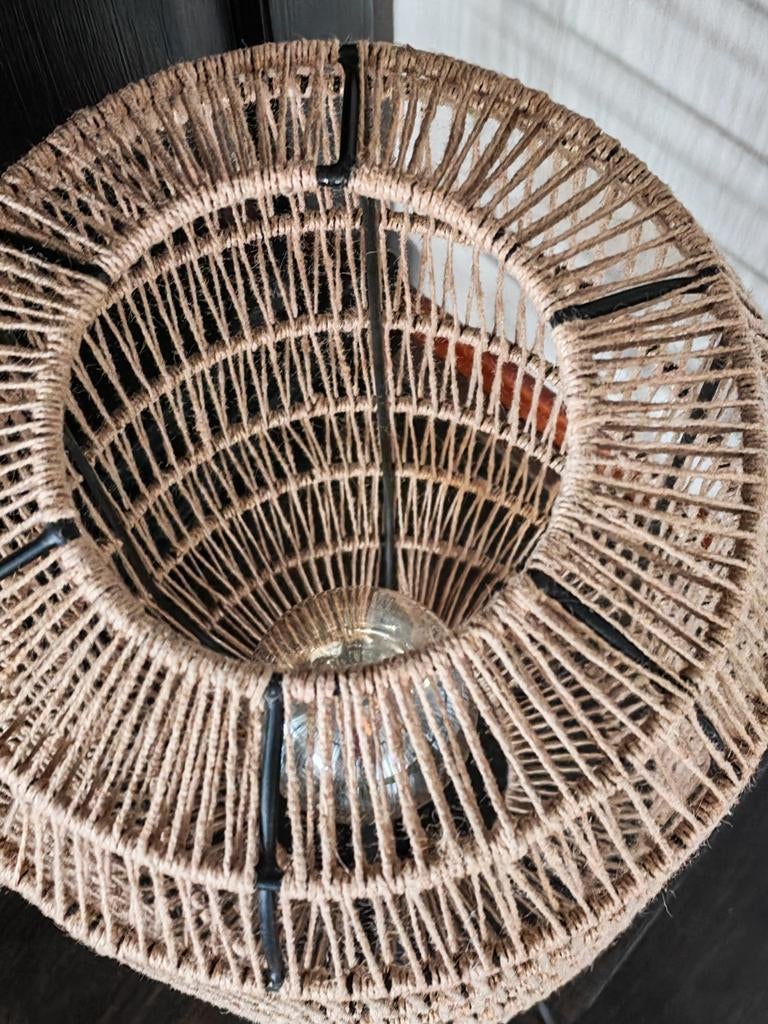 Touw lamp 75 cm hoog, Ophalen, Zo goed als nieuw, Minder dan 100 cm