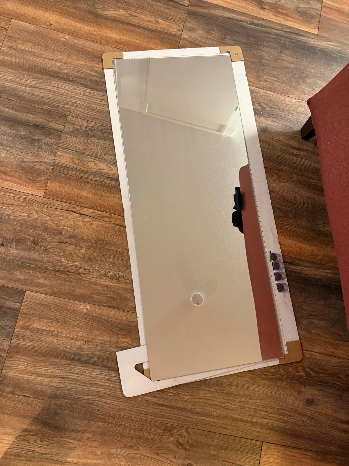 Grote spiegel met ophangsysteem, Ophalen, Minder dan 50 cm, 100 tot 150 cm, Zo goed als nieuw