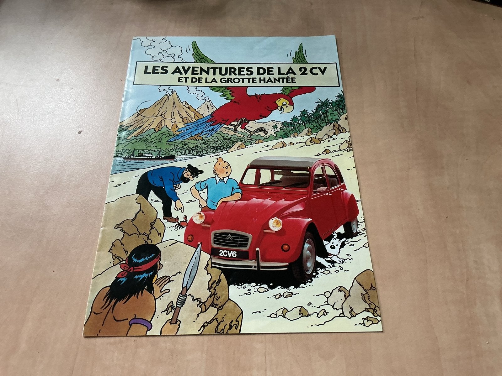 Les Aventures de la 2CV en de Grotte Hantée - Citroën, Ophalen of Verzenden, Zo goed als nieuw, Folder