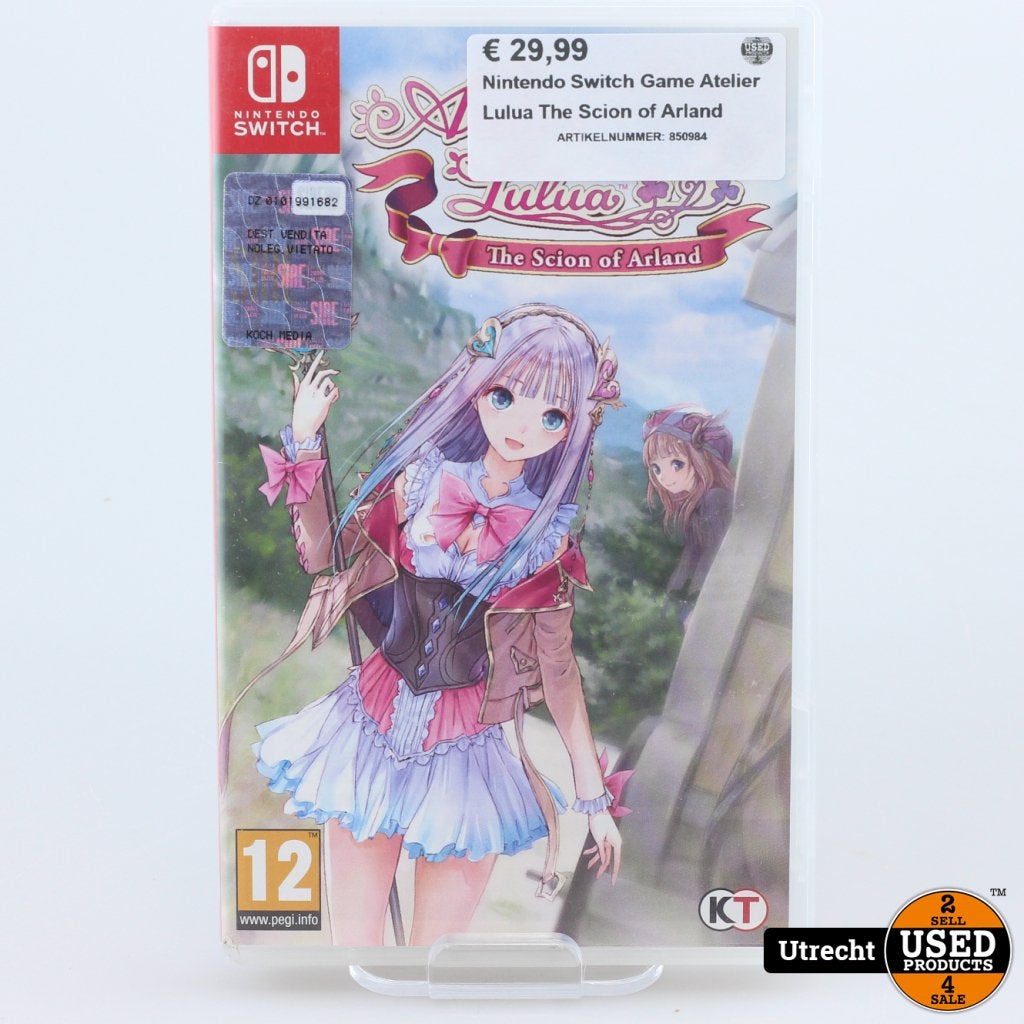 Nintendo Switch Game Atelier Lulua The Scion of Arland